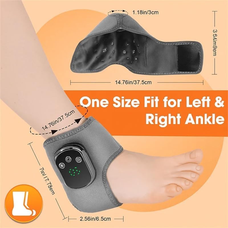 Triple Therapy Foot Massager with Heat, Kneading and Vibration Pain Relief