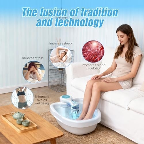 Ionic Detox Foot Bath Spa Machine Home Cleanse Relaxation Tub Basin