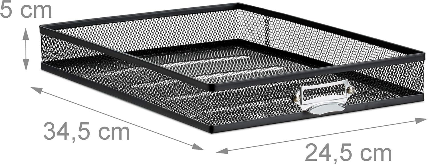 10-Drawer Desk Organiser for A4 Files & Stationery – Compact Office Storage