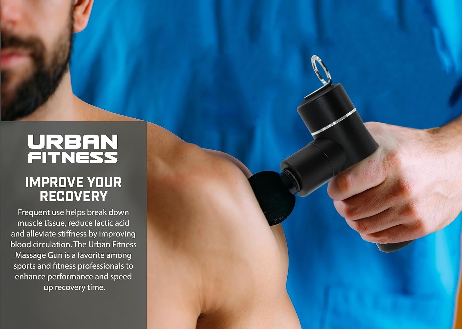 Mini Deep Tissue Massage Gun Portable Cordless Muscle Massager with Case