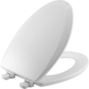 Elongated Toilet Seat Cotton White – Lift-Off, Durable Molded Wood