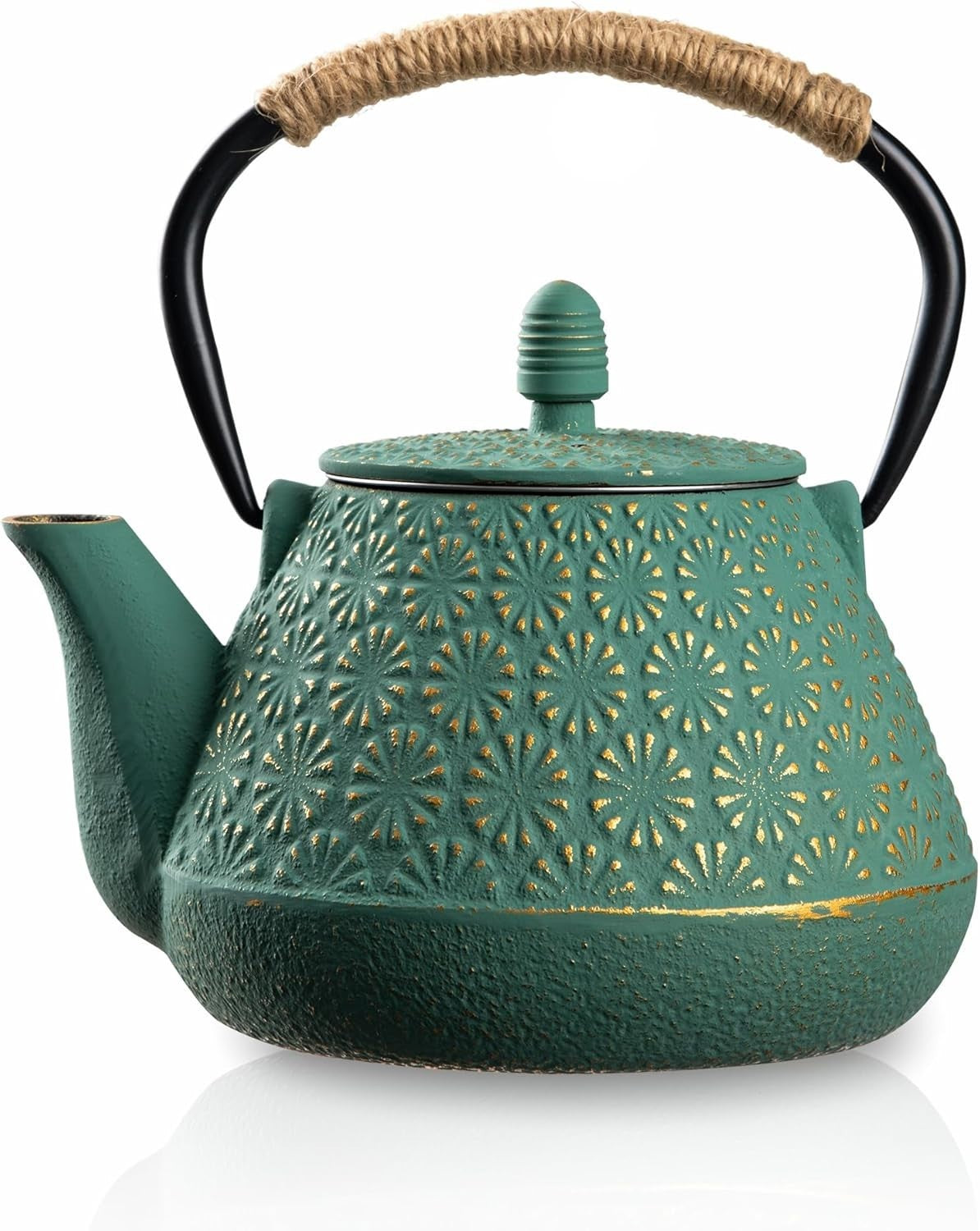 1000ml Cast Iron Teapot with Infuser Japanese Tetsubin Stovetop Kettle