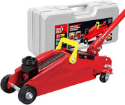 2 Ton Hydraulic Trolley Floor Jack Heavy Duty Steel Car Lift 5.6–13in