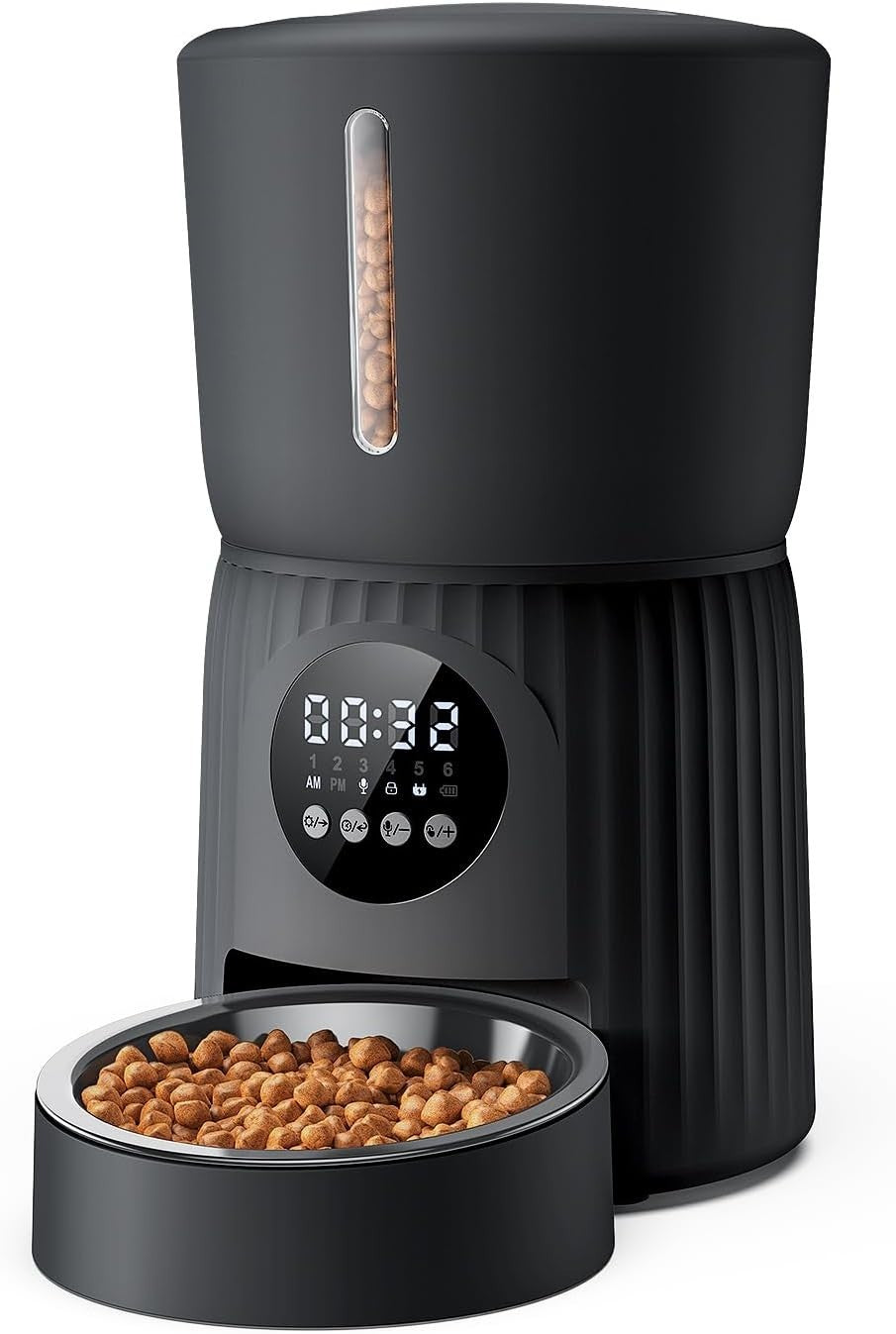 Automatic Cat Feeder 4L Timer Food Dispenser Portion Control Voice Record