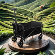 Heavy Duty Folding Festival Trolley Wagon Cart Adjustable Handle All-Terrain