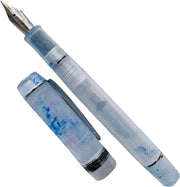 Transparent Blue Acrylic Pen Smooth Writing for Office & School Use