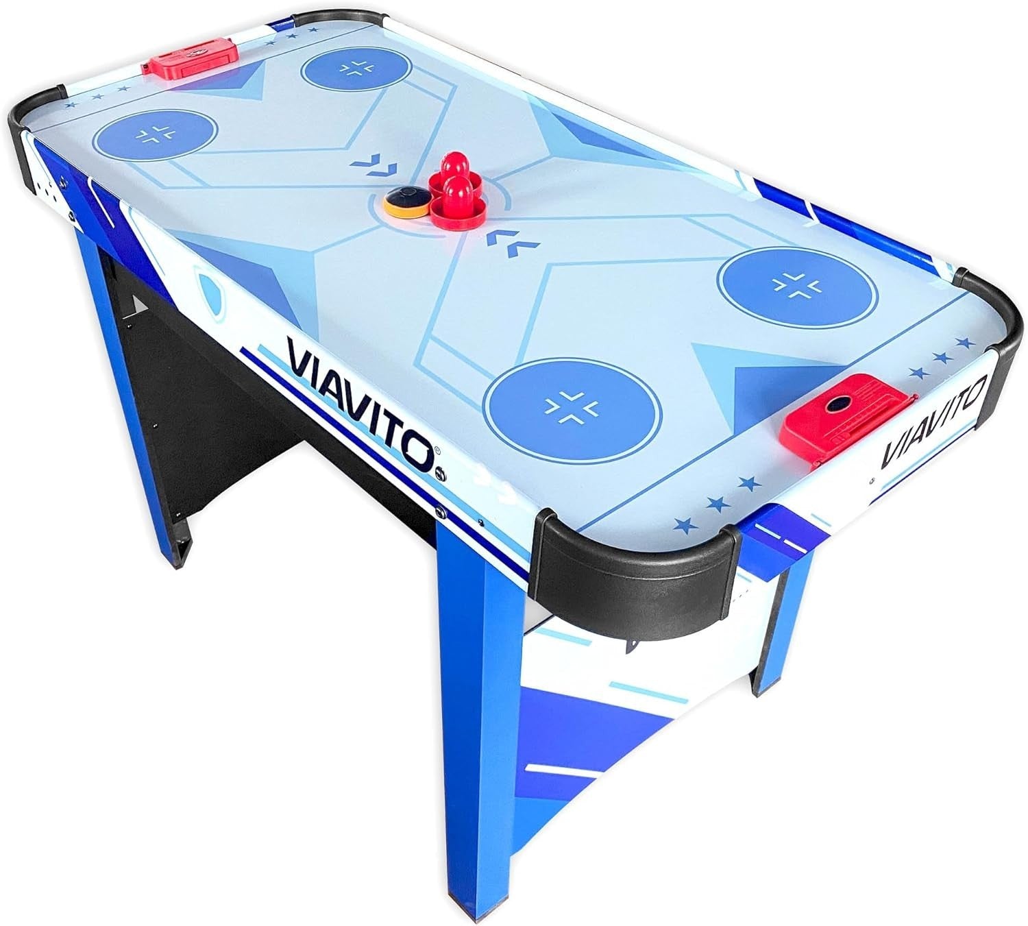 4FT Air Hockey Table Arcade Style High Gloss Playfield Kids Family Game
