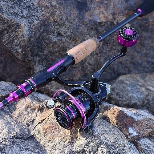 2.1m Spinning Fishing Rod & Reel Combo – Carbon Fibre Bass Tackle Set