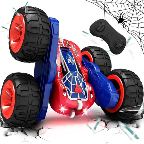 360° Flip RC Stunt Car for Kids 3-12 | 4WD Double-Sided Light Up Toy Truck