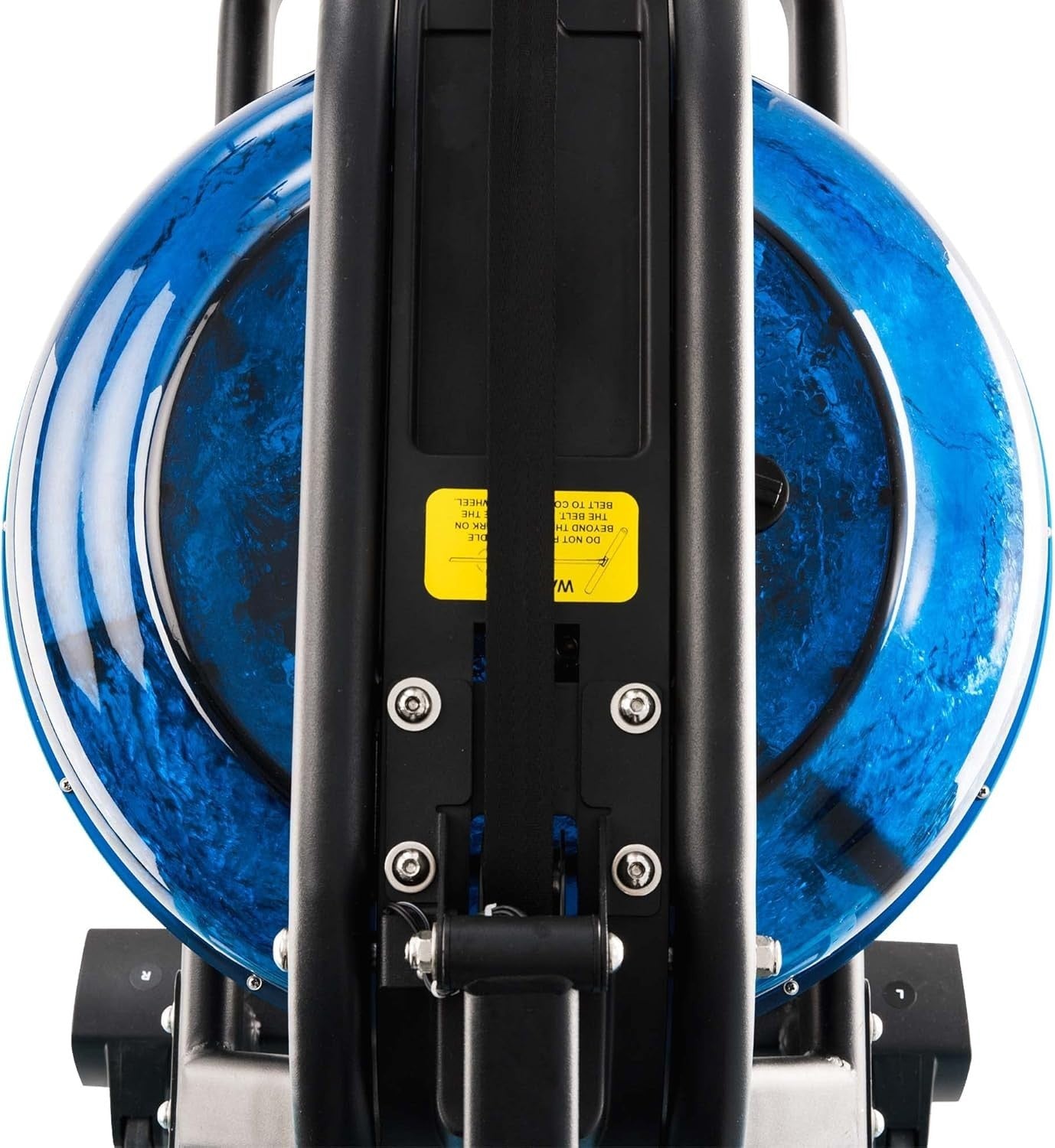 Water Rowing Machine Ergonomic Anti-Slip Adjustable Resistance LCD Rower 136KG