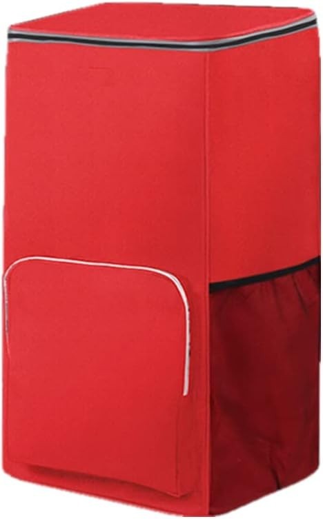 Foldable 6-Wheel Stair Climber Shopping Cart – Utility Grocery Trolley Red