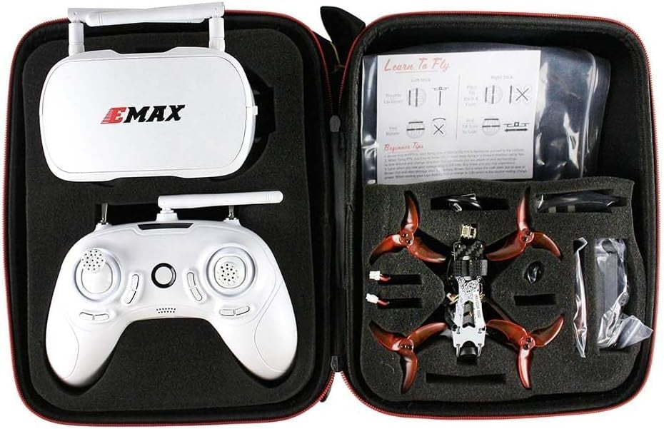 EMAX Tinyhawk II Freestyle FPV Drone Kit Goggles Controller 7000KV Brushless