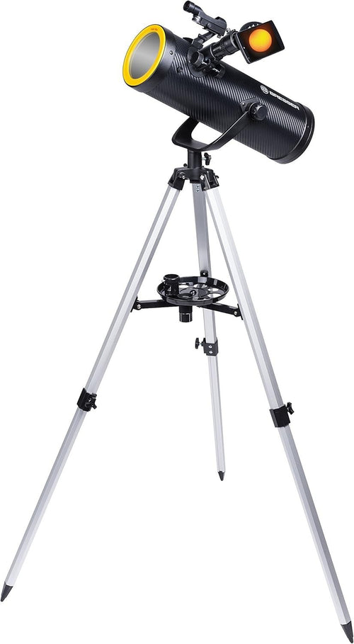 114/500 AZ Telescope Solar Filter Newtonian Moon Sun Viewing Tripod