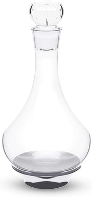 Wine Decanter 750ml Leakproof Glass Carafe Elegant Paris Style Aeration