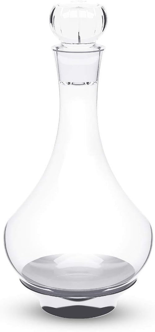 Wine Decanter 750ml Leakproof Glass Carafe Elegant Paris Style Aeration