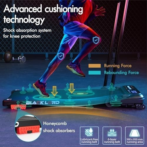 4-in-1 Foldable Walking Treadmill 3HP Incline Home Office Gym Pad