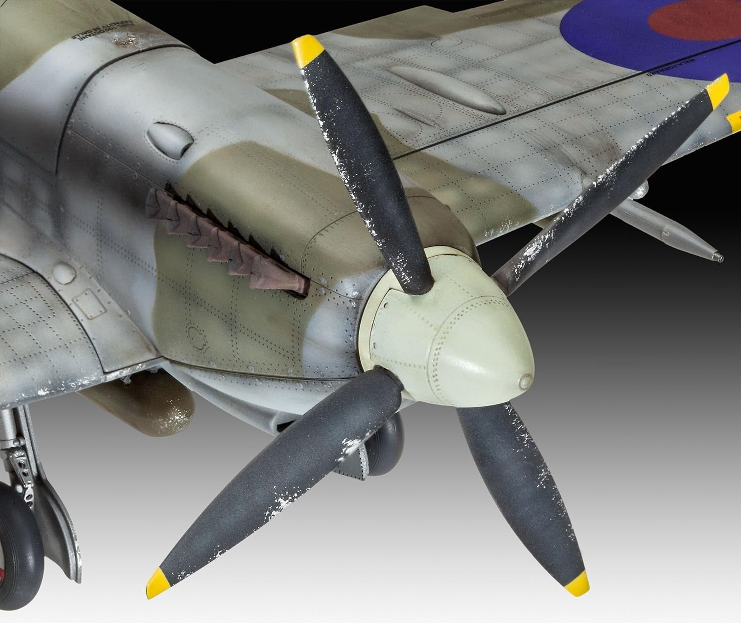 1:32 Spitfire Mk.IXC Model Kit 115pcs Unpainted Aircraft Hobby Gift