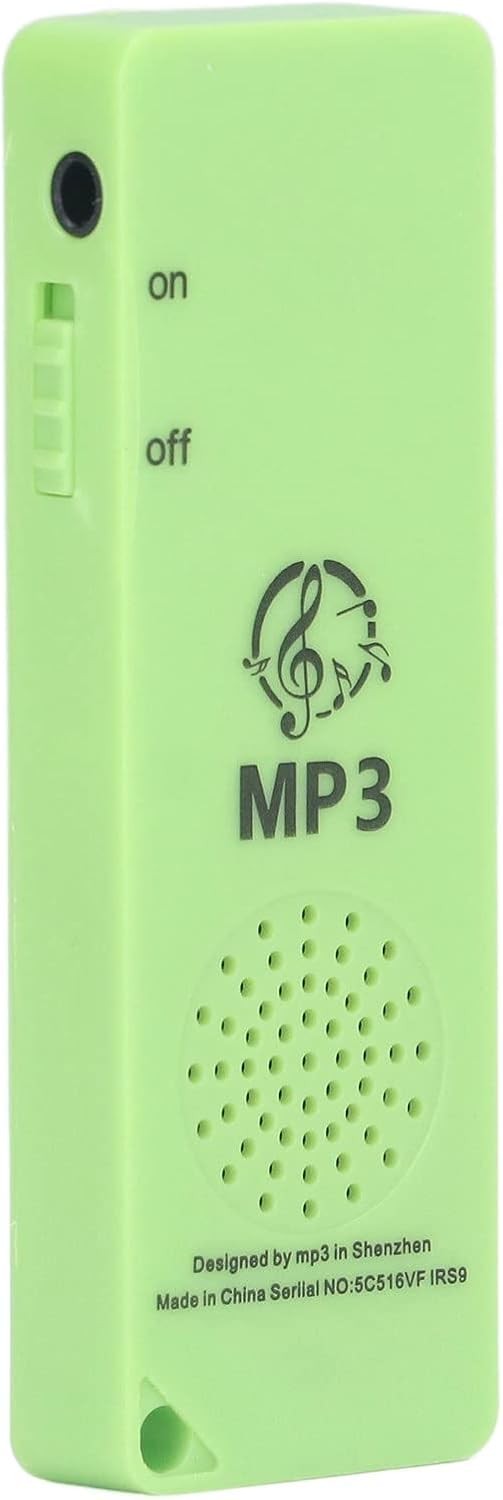 Mini MP3 Player Lossless Sound Portable 64GB Support Green