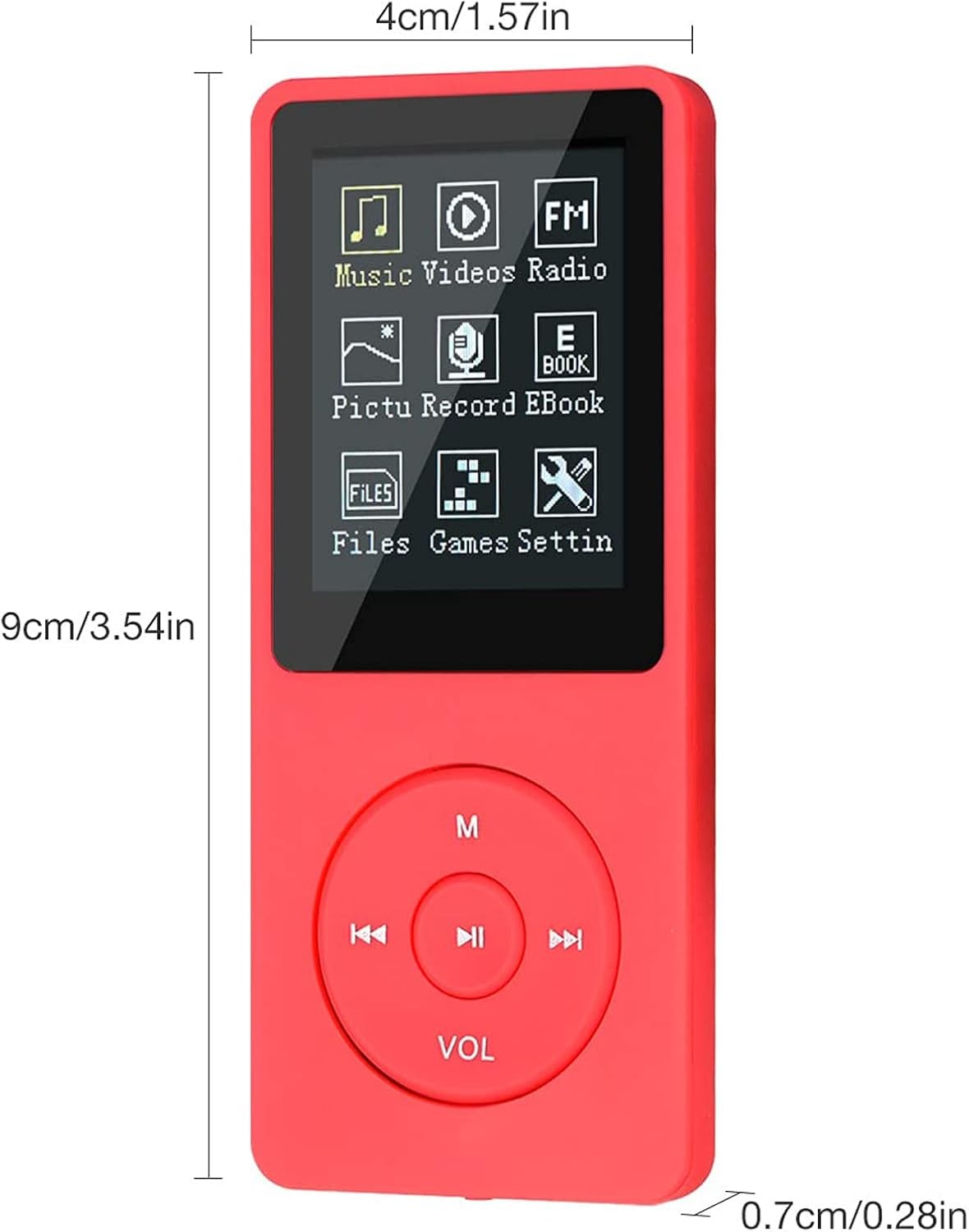8GB MP3/MP4 Digital Music Player Portable FM Radio Voice Recorder
