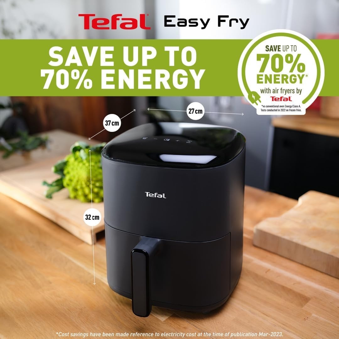 Digital Air Fryer 5L 10-in-1, Oil-Free, Roast, Bake, Dehydrate, 6 Portion