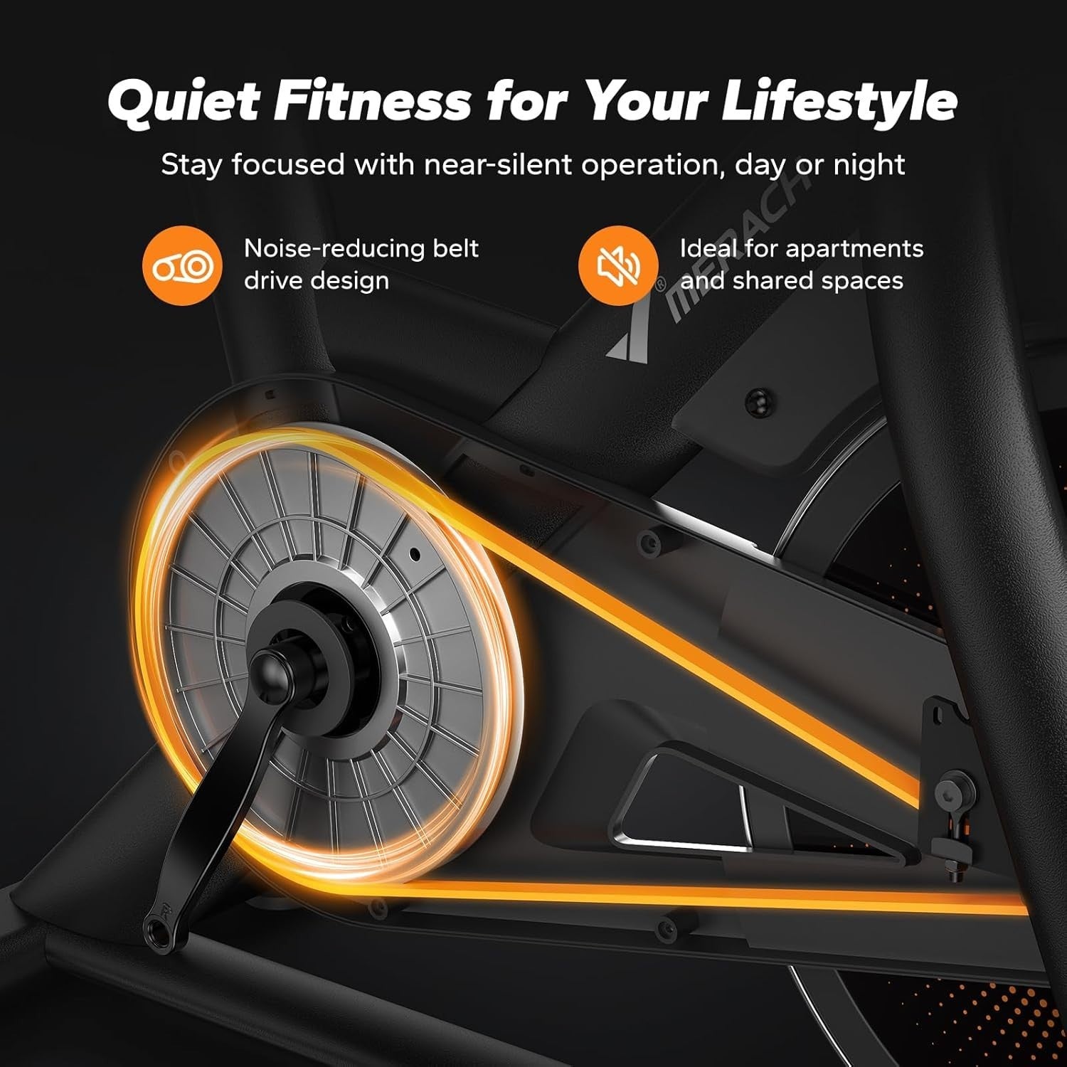 Heavy-Duty Magnetic Spin Bike w/ 40lb Flywheel, App Sync & 350lb Capacity