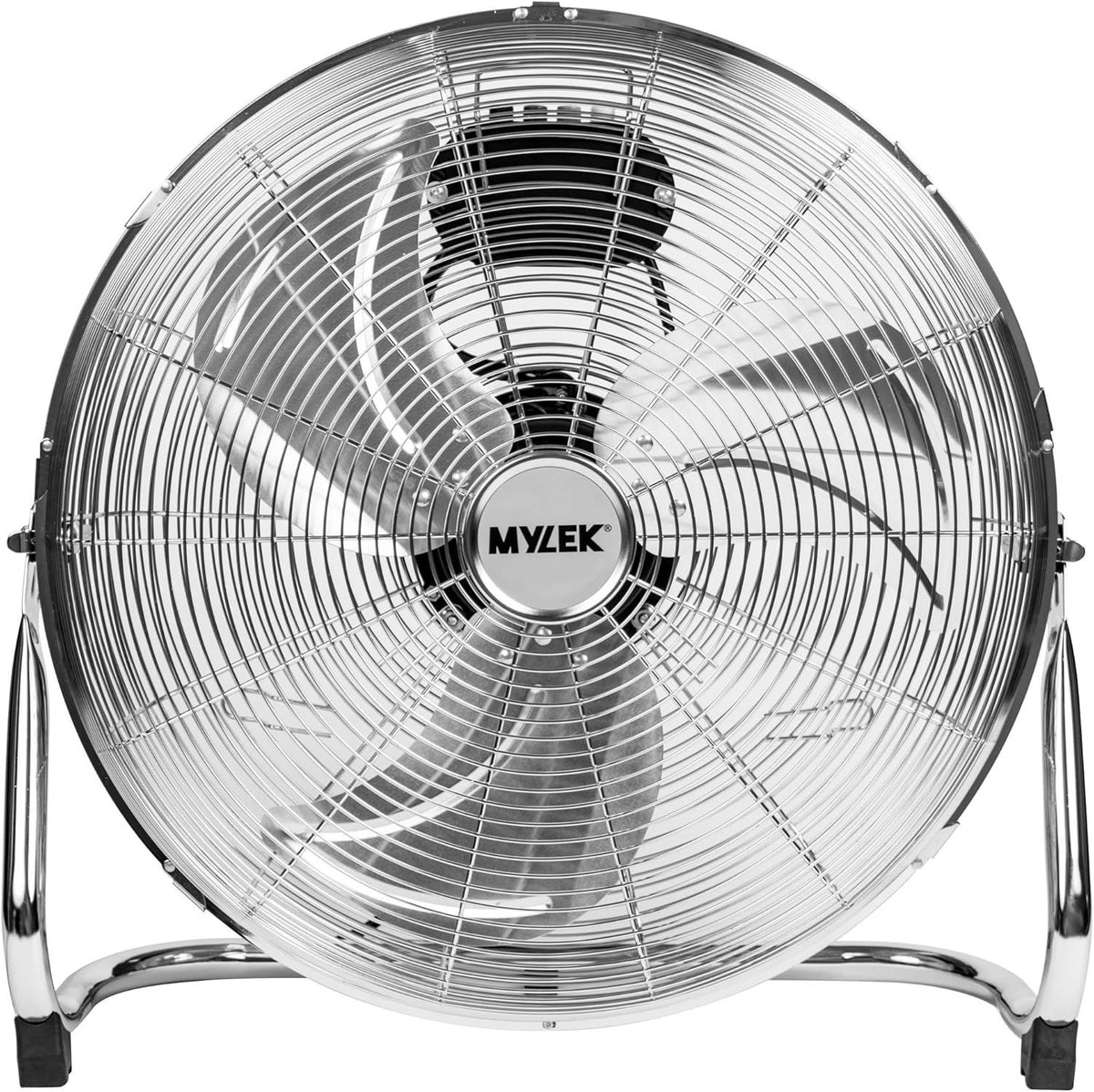 18" High Velocity Floor Fan – 3-Speed Adjustable Chrome Cooling for Gym & Home