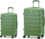 Carry On & Large Travel Case Set 20” 28” Lightweight Hard Shell TSA Spinner