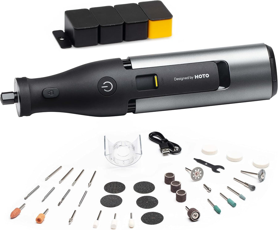 12V Cordless Rotary Tool Kit 35000RPM Engraving Pen USB Rechargeable