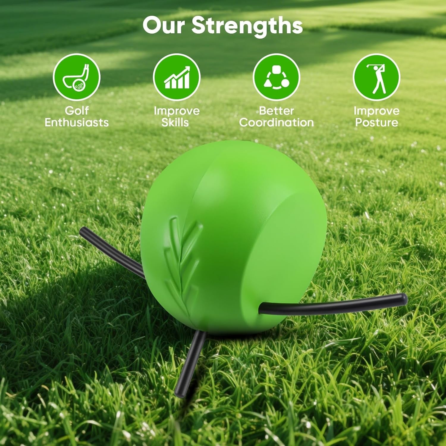 Golf Swing Training Aid Arm Alignment Posture Correction Tool