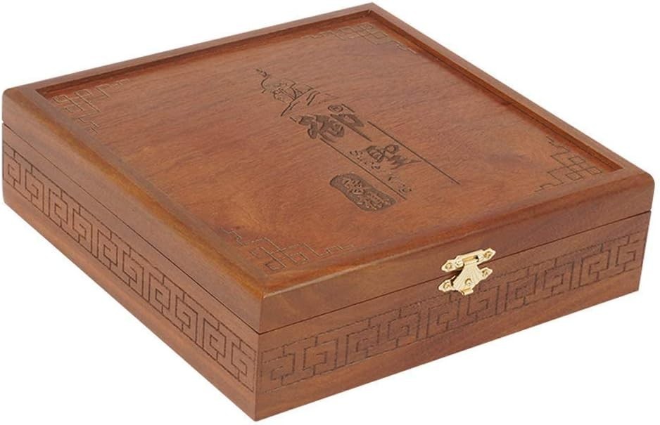 Wooden Xiangqi Chinese Chess Set Travel Box Strategy Game