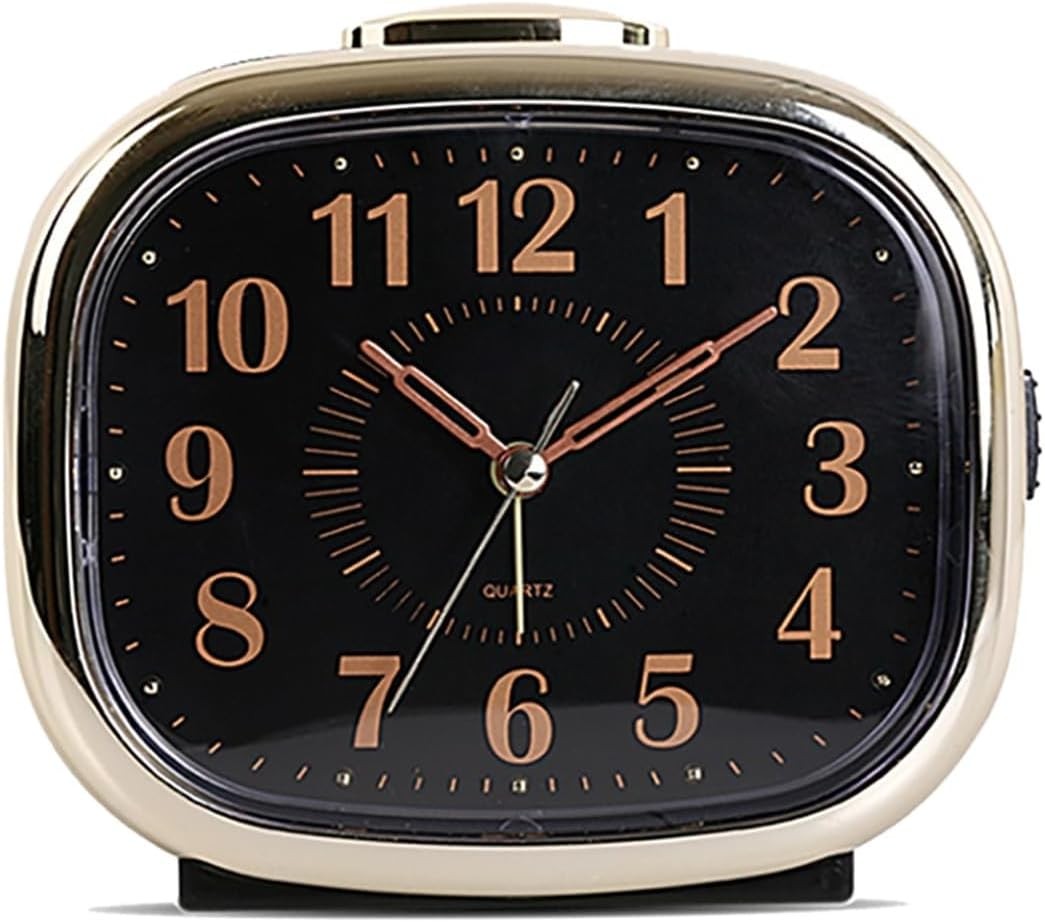 Silent Alarm Clock Night Light Snooze Loud Wake Up Bedside for Heavy Sleepers