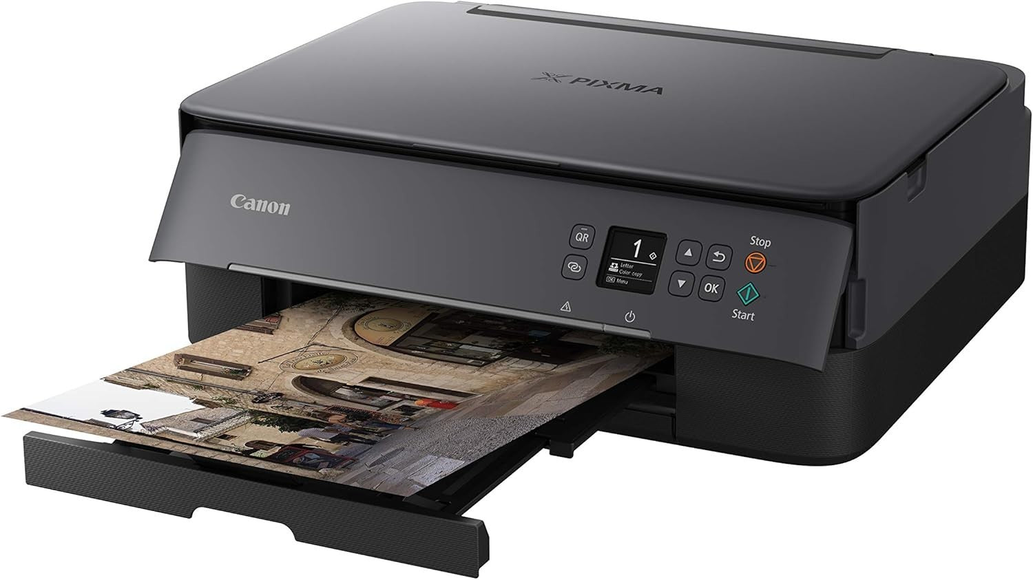Wireless Printer | Colour & B/W, Duplex, Cloud Print, Compact Black