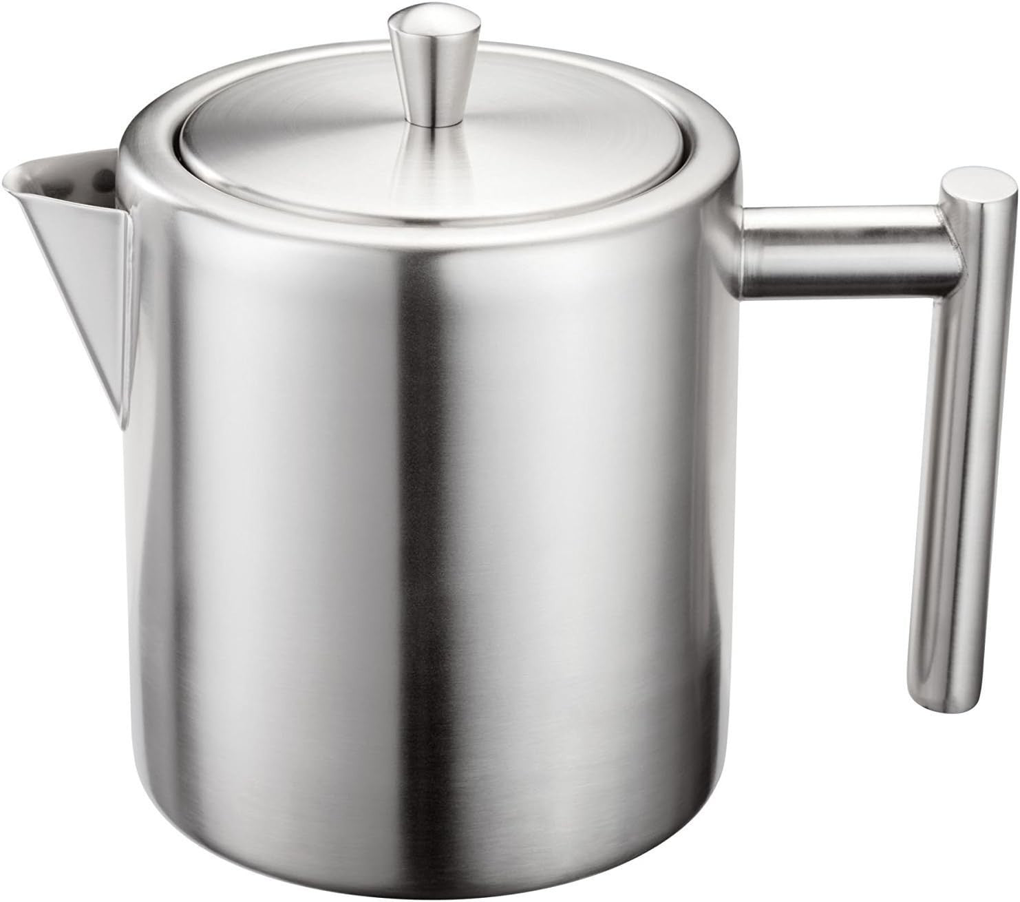 800ml Stainless Steel Teapot 4 Cup Tea Pot with Lid Dishwasher Safe