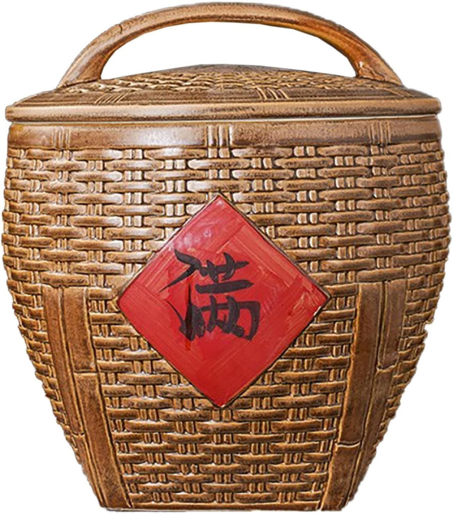 10KG Grain Storage Jar Large Capacity Rice Dispenser Food Container