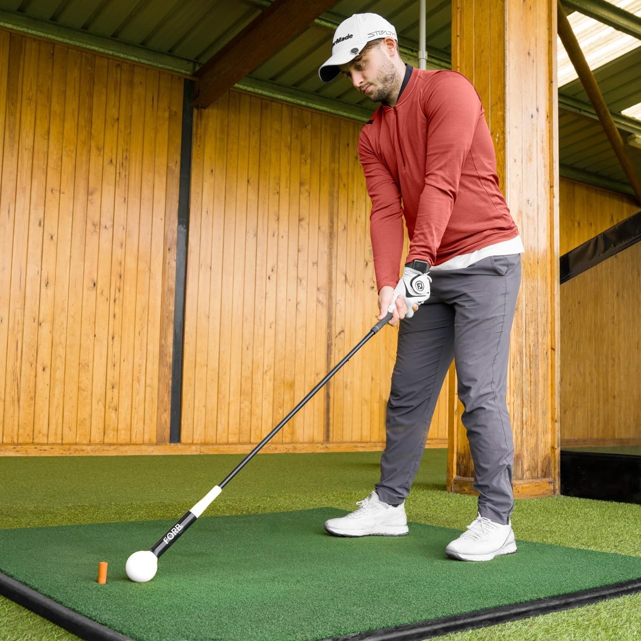 Golf Swing Trainer Warm Up Stick Tempo Grip Practice Aid