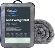 Kids Weighted Blanket Grey 3kg 100x150cm Calming Sensory Sleep Aid