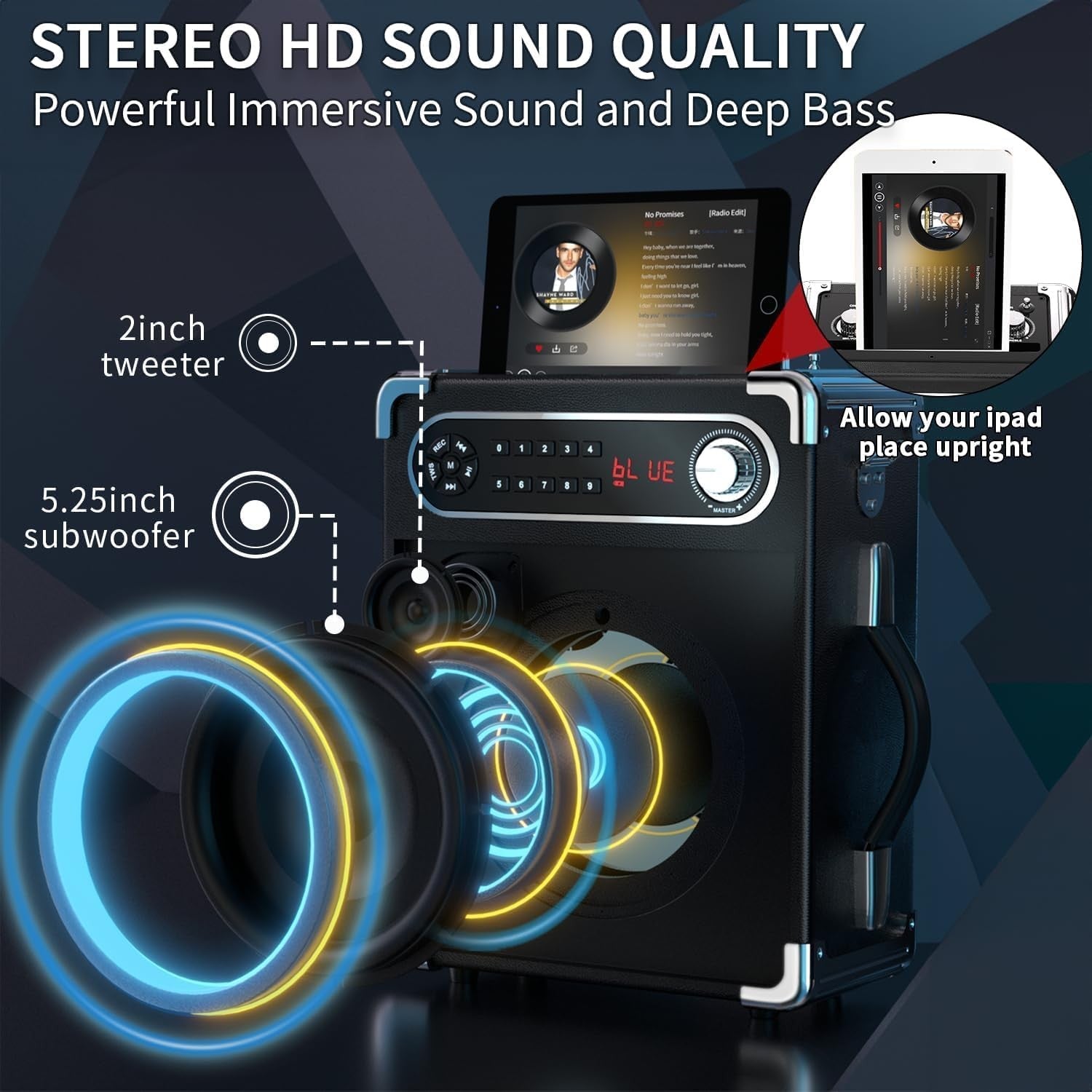 Chinese Karaoke Machine 15.6" Touchscreen, Cloud Songs,