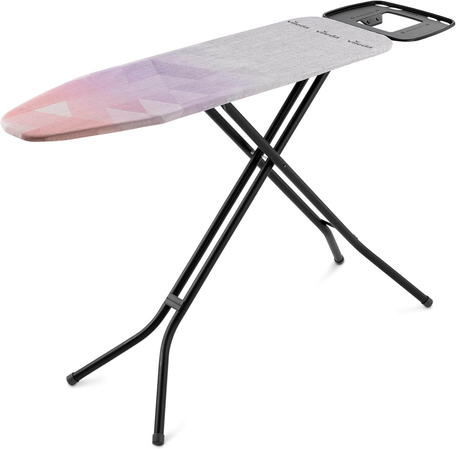 Medium Ironing Board Height Adjustable Titanium Coated Foldable 120x38cm