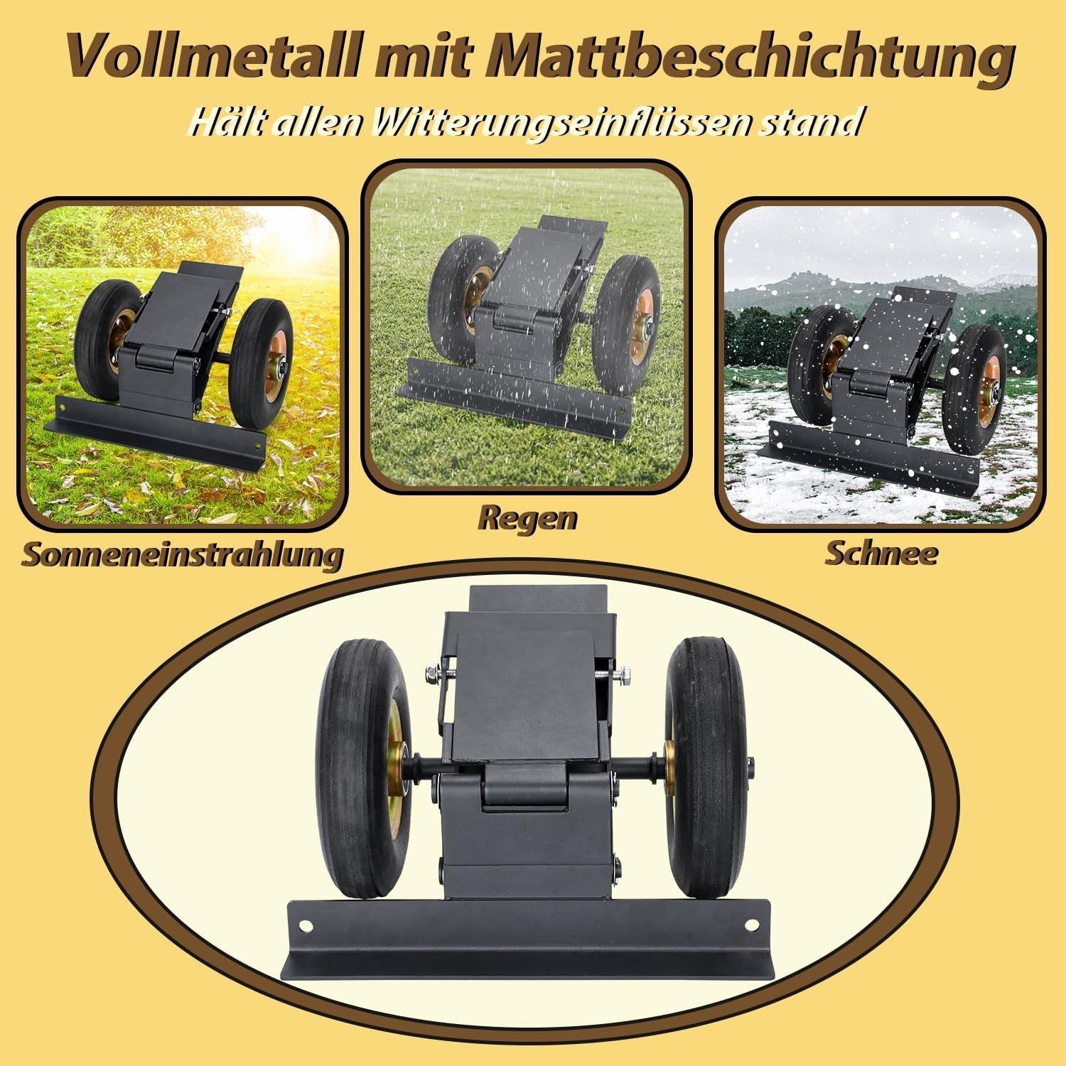 Chicken Coop Wheels Kit Heavy Duty Tractor Mover Lift System