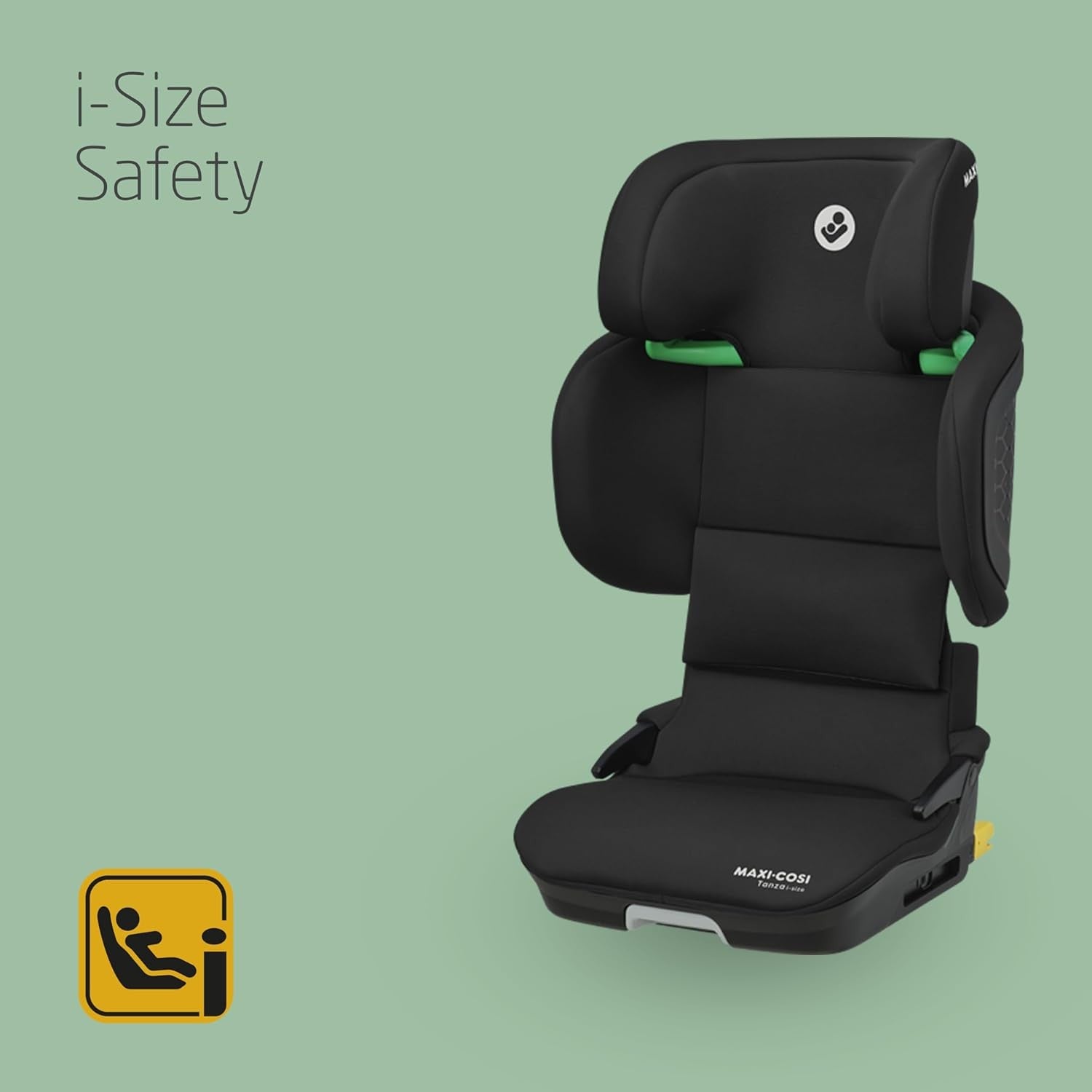 High Back Booster Car Seat i-Size Safety Adjustable Headrest Kids 3–12Y