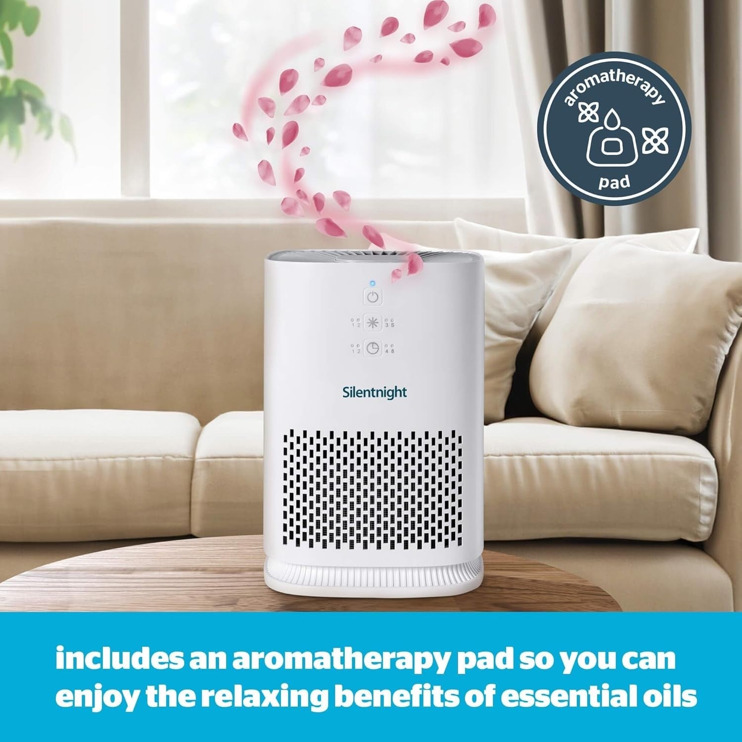 Ultra Quiet HEPA Air Purifier Bedroom Sleep Mode Timer Allergy Relief