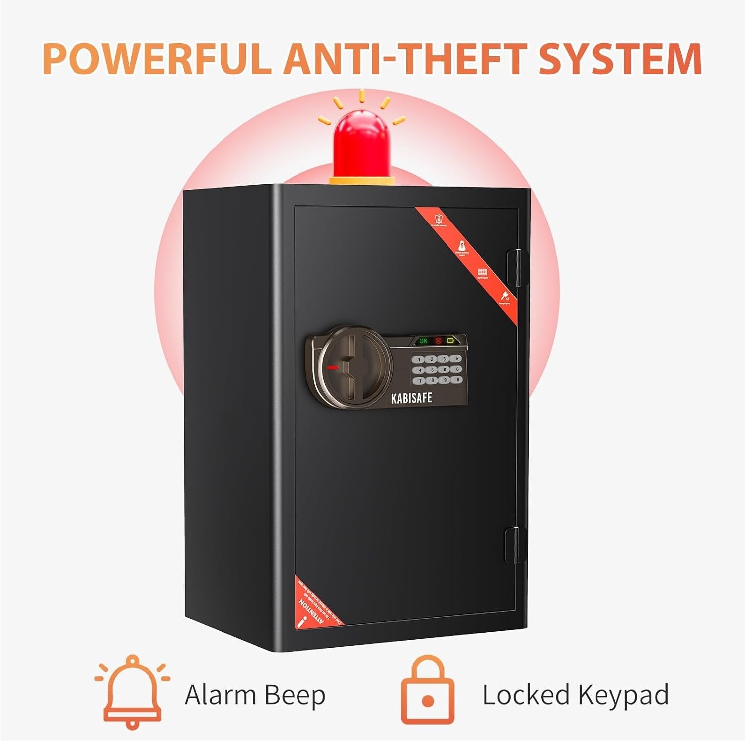 Fireproof Safe Box 88L Digital Keypad Security Cabinet Cash Document
