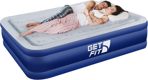 King Size Electric Air Bed with 2 Inflatable Pillows – Quick Inflate, Outdoor &