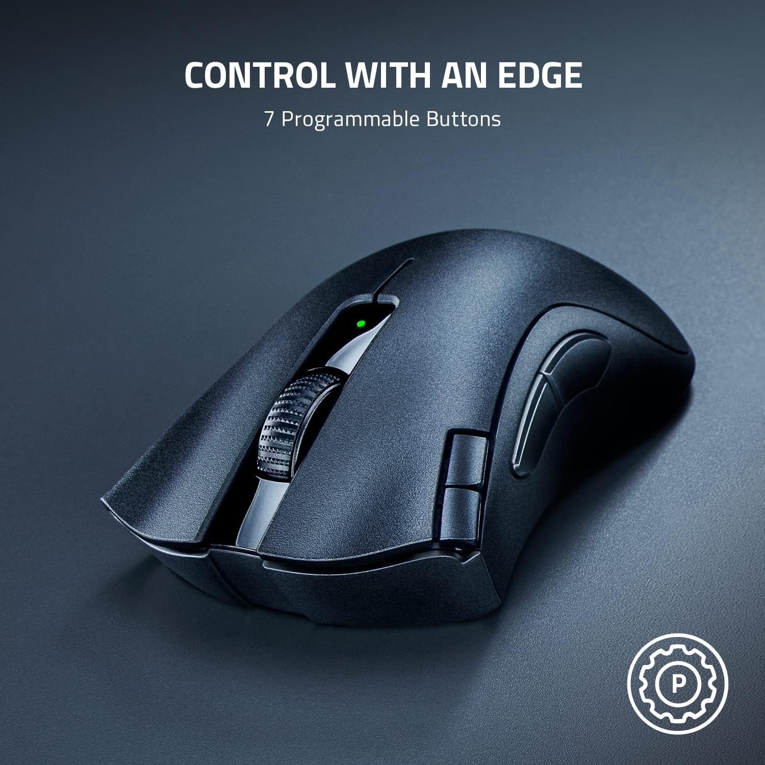 Wireless Gaming Mouse 14K DPI HyperSpeed Ergonomic 7 Button Long Battery