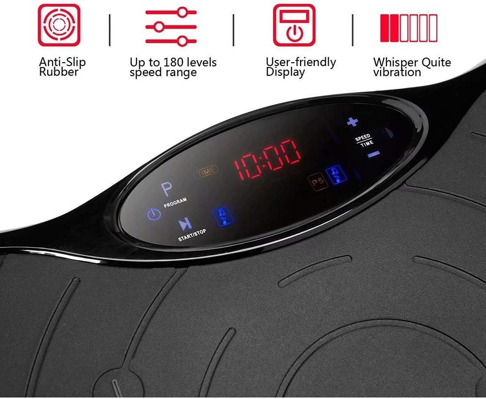 Vibration Plate Exercise Machine Bluetooth USB Whole Body Fitness