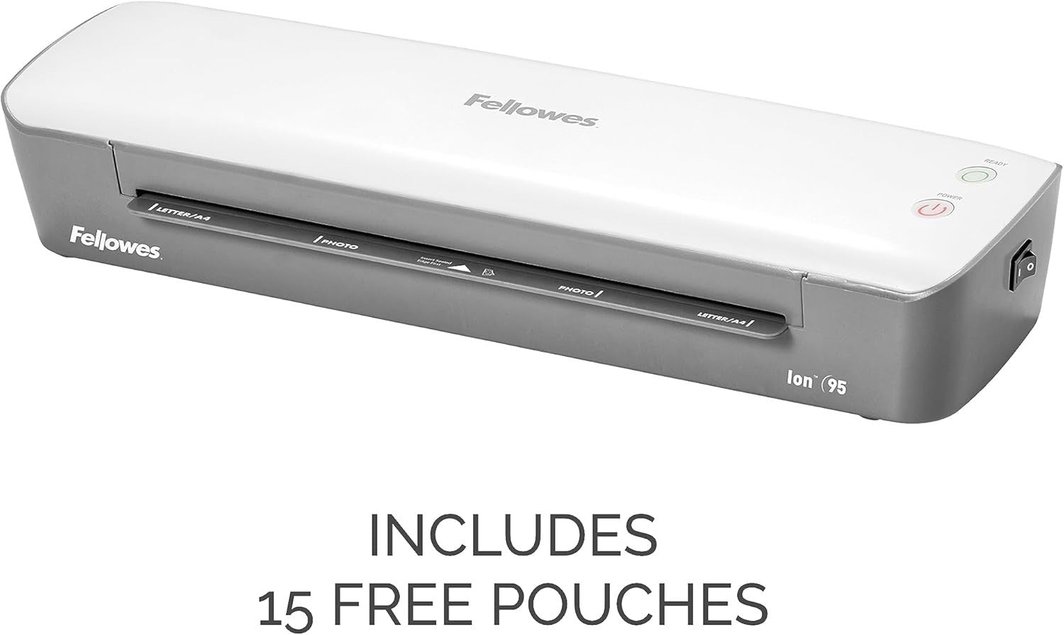 9.5” Thermal Laminator Compact Jam-Free Easy Use + 15 Pouches