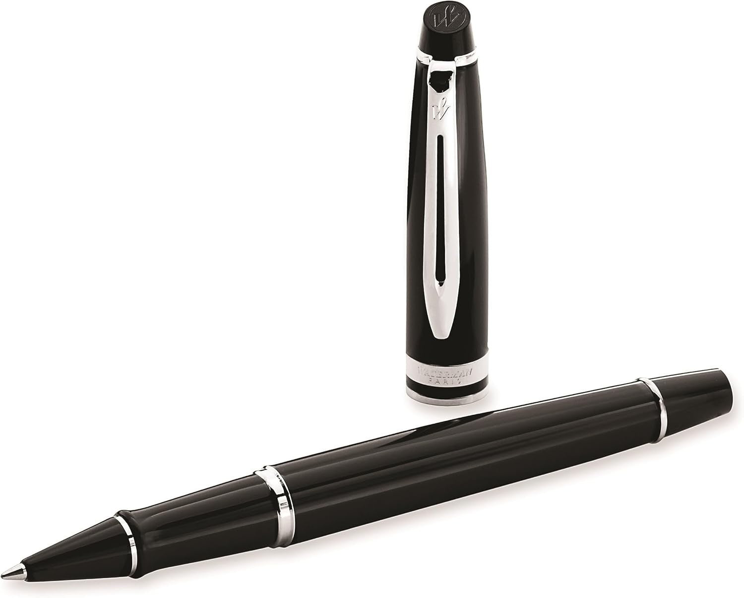 Black Rollerball Pen Fine Black Ink Ergonomic Gift Box