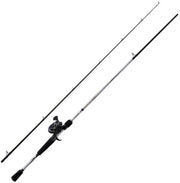 Baitcast Fishing Rod & Reel Combo 2.13m 10-40g Carbon Predator Set
