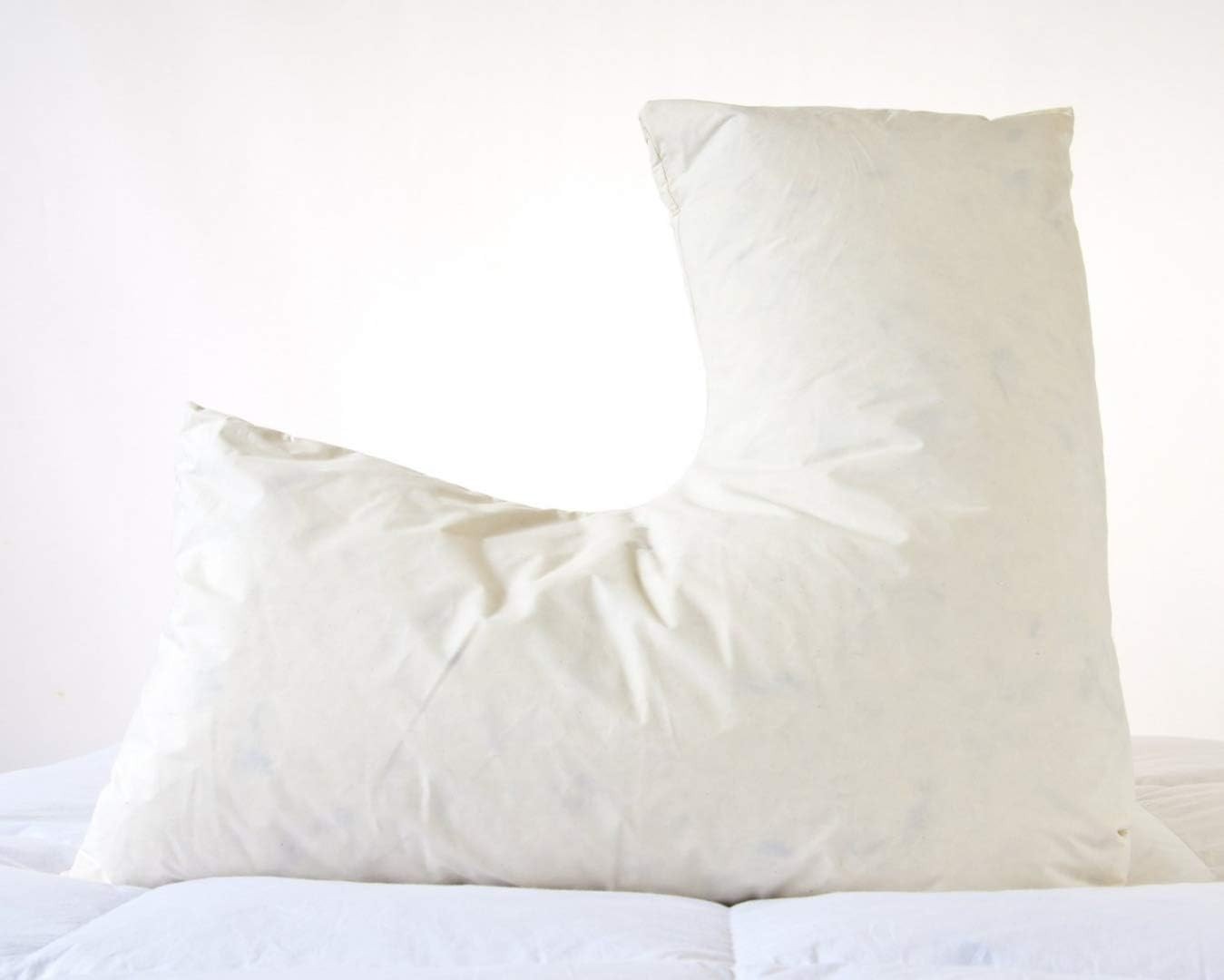 Pregnancy V Pillow Duck Feather Filled Maternity Support Feeding Cushion