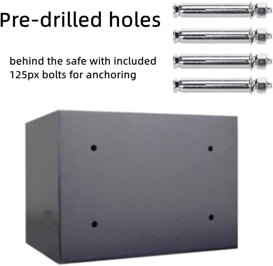 Fireproof Home Safe 16L Electronic Keypad Lock Box Cash Document Storage